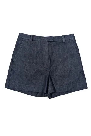 3.1 Phillip Lim - Dark Blue High Waisted Denim Shorts Sz 2