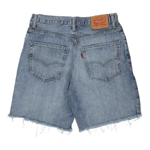 569 Levis Denim Shorts - 33W 8L Blue Cotton
