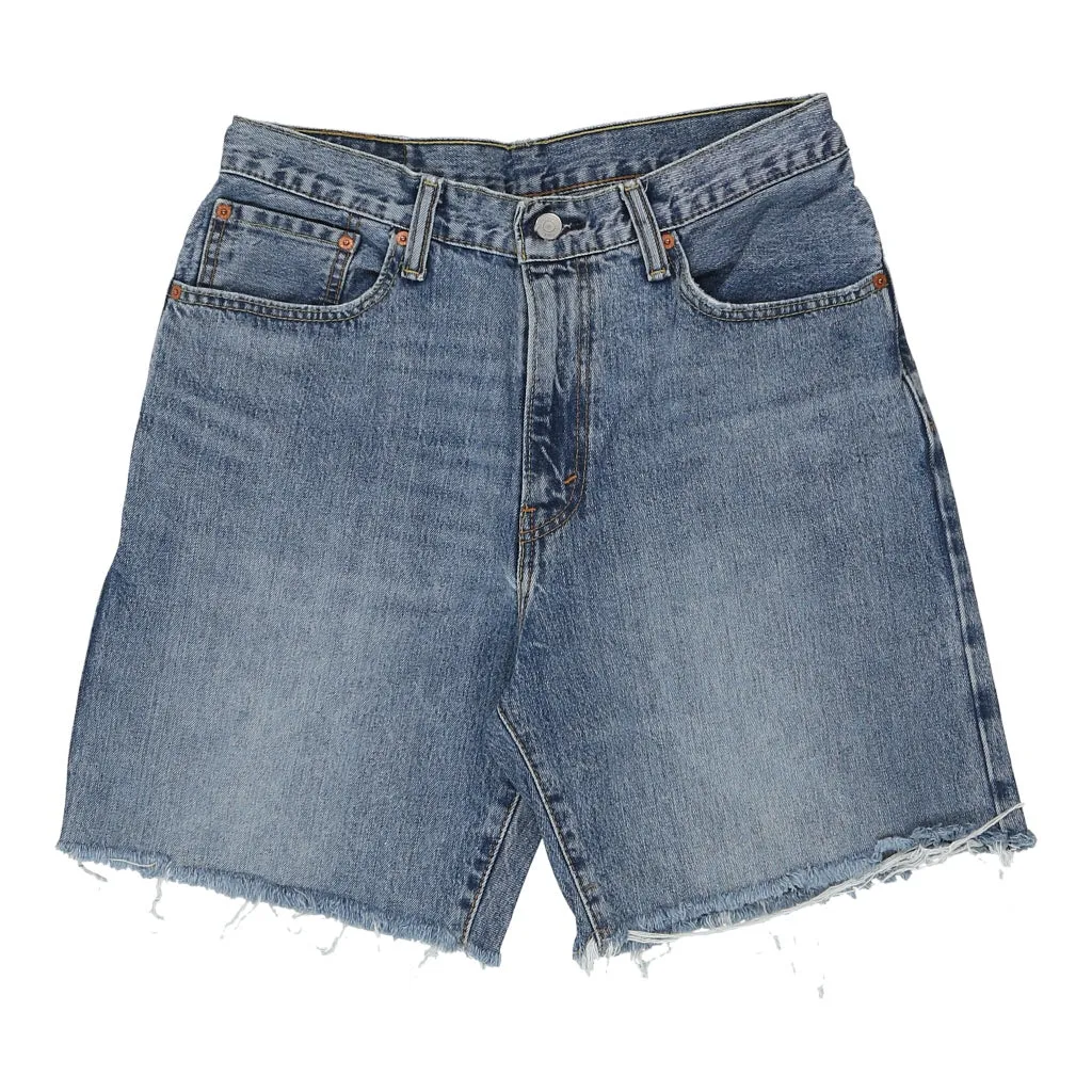 569 Levis Denim Shorts - 33W 8L Blue Cotton