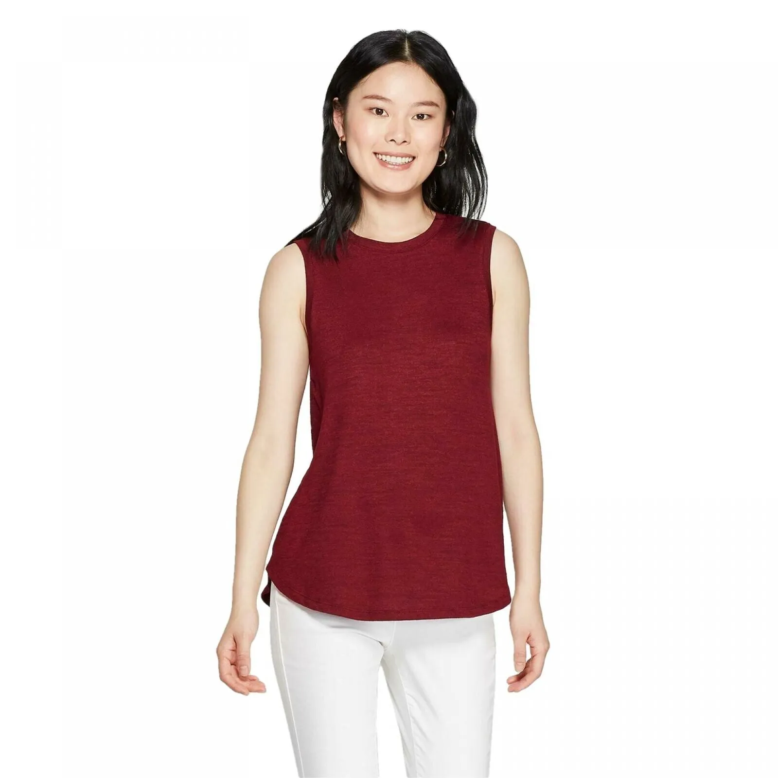 A New Day Women's Easy Fit Crewneck Tank Top Shirt