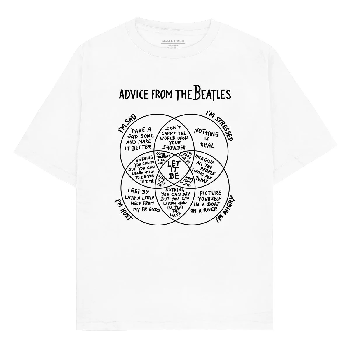 Advice from the Beatles Oversized T-shirt