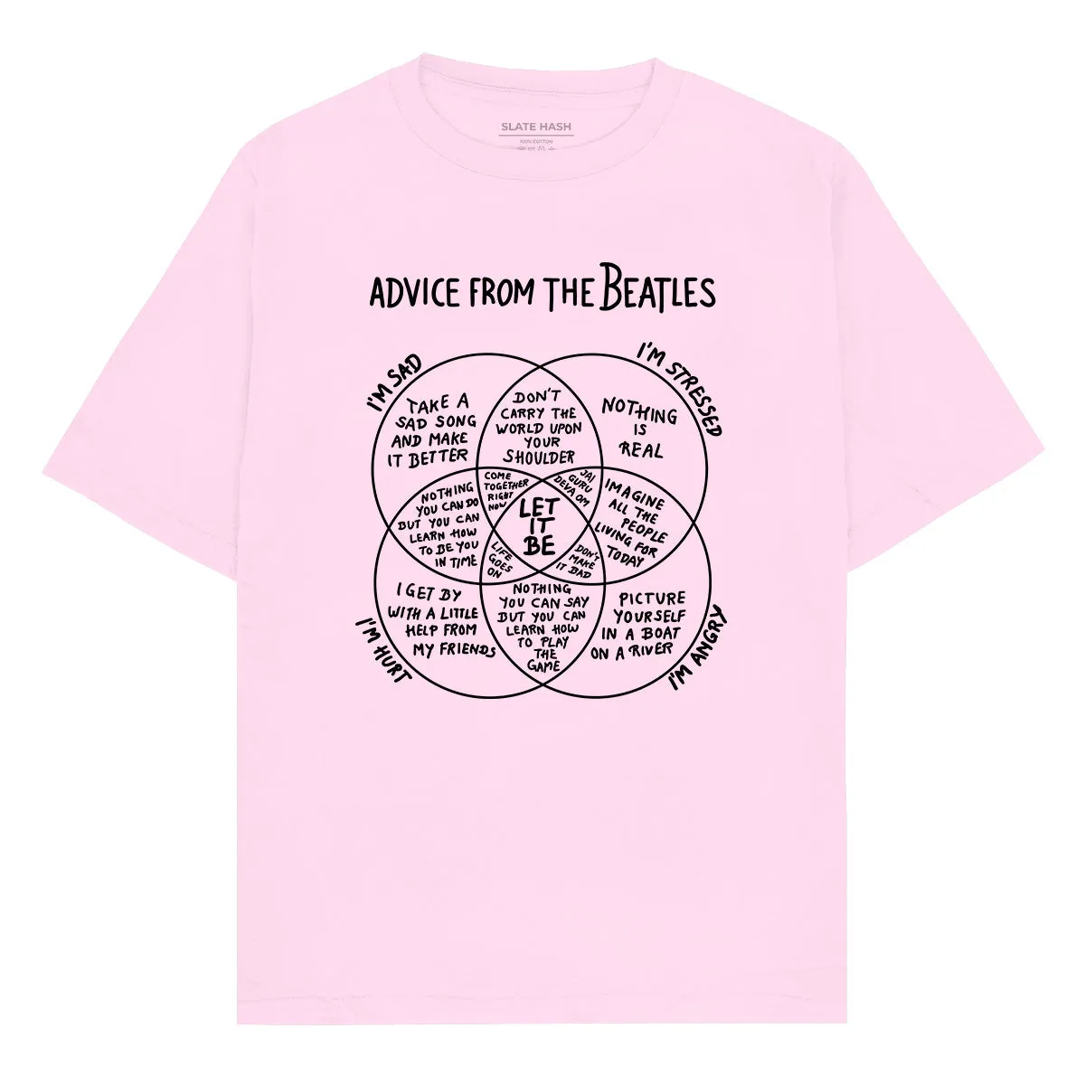 Advice from the Beatles Oversized T-shirt