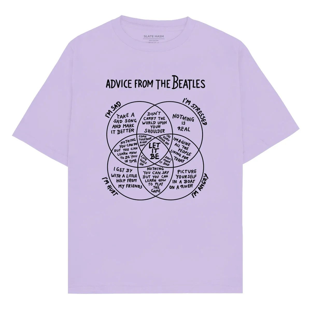 Advice from the Beatles Oversized T-shirt