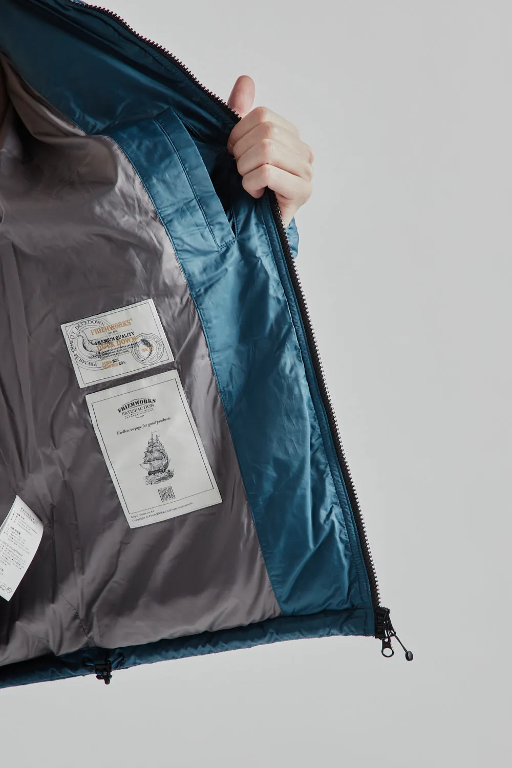 Altavia Down Parka - Vintage Blue
