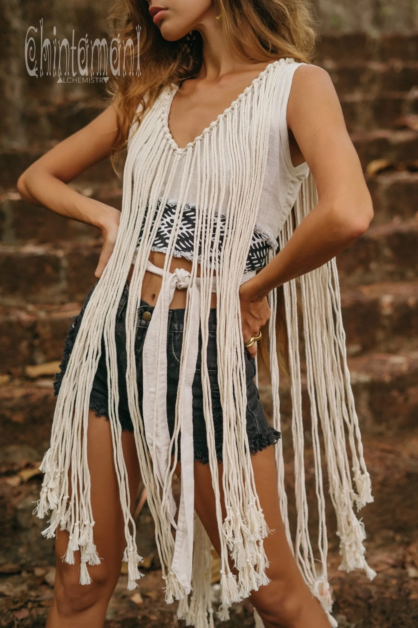 Apache Crop Top / Light Gray
