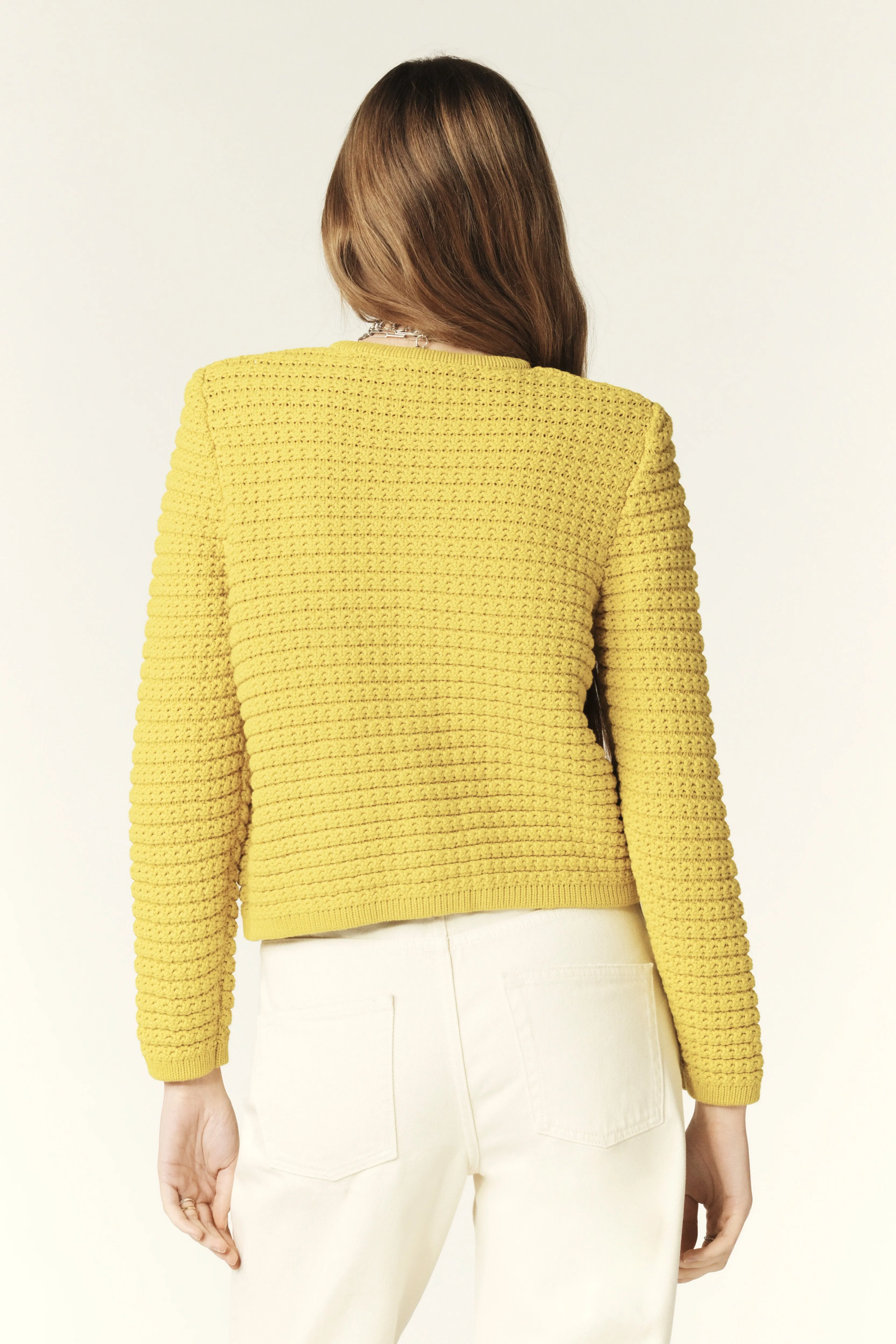 ba&sh Gaspard Cardigan, Curry