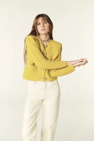 ba&sh Gaspard Cardigan, Curry
