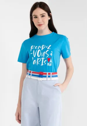 Be Paris Collection: 'Rendez-Vous Ã  Paris' Graphic Tee
