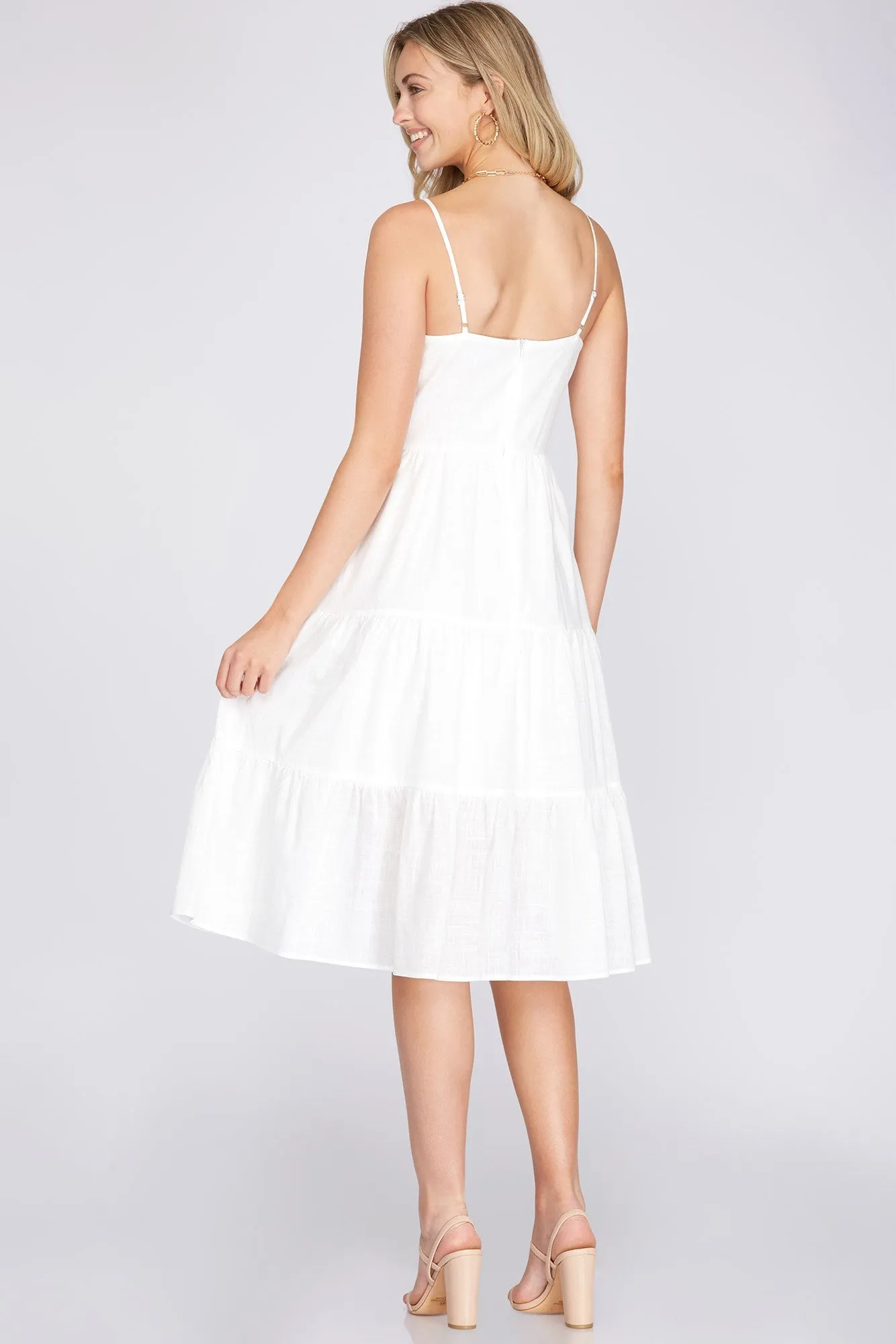 Beloved Midi Dress - White