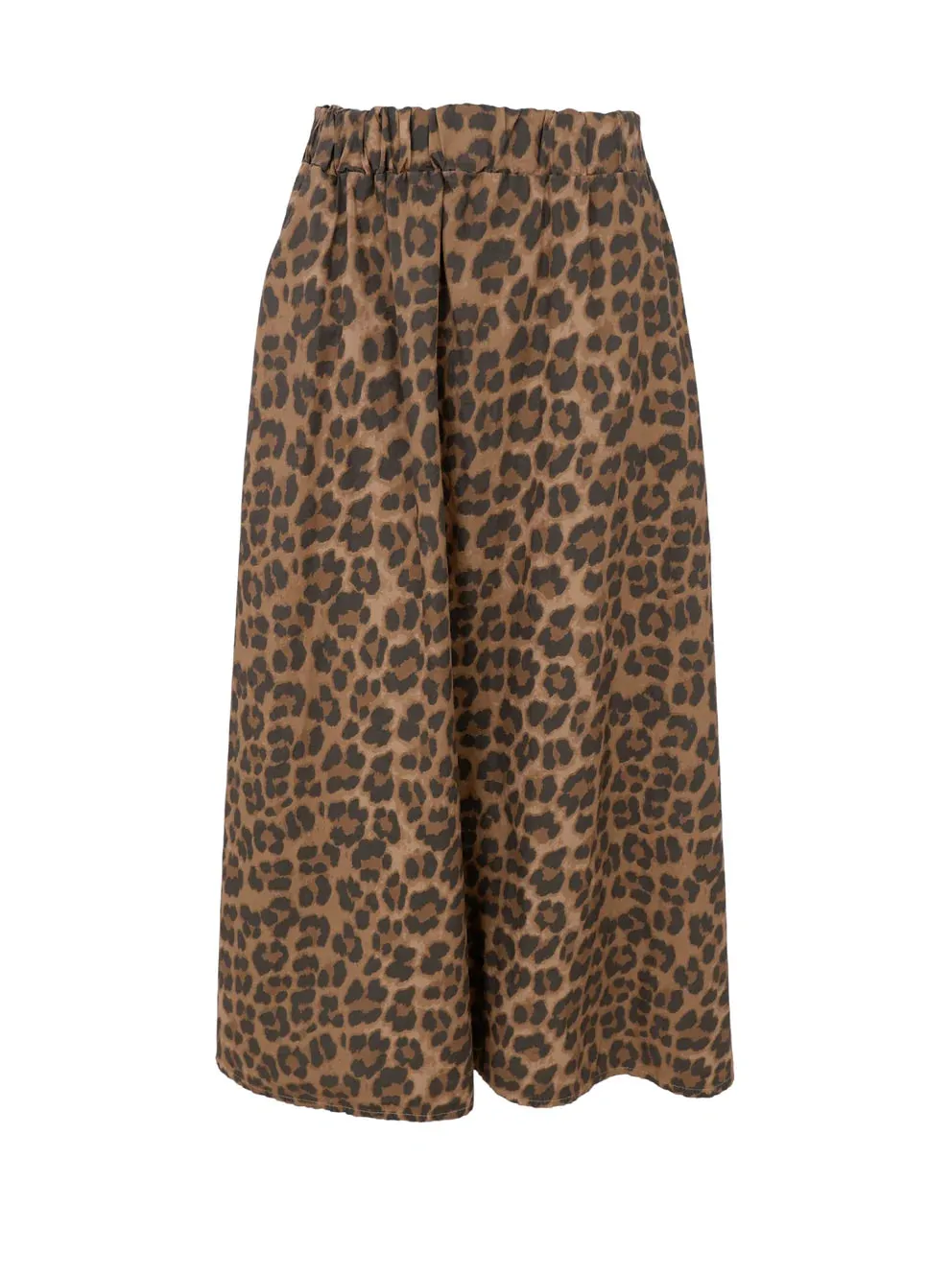 Black Colour Bcabbie Leopard Skirt
