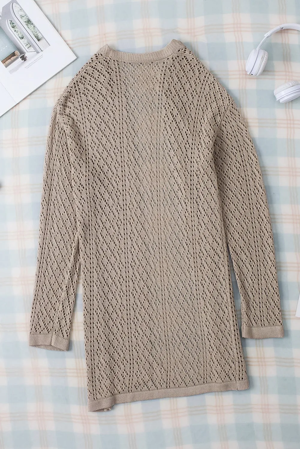 Black Knit Cardigan for Women