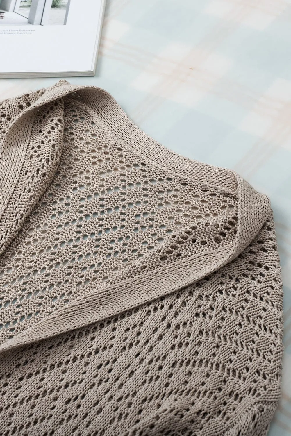 Black Knit Cardigan for Women