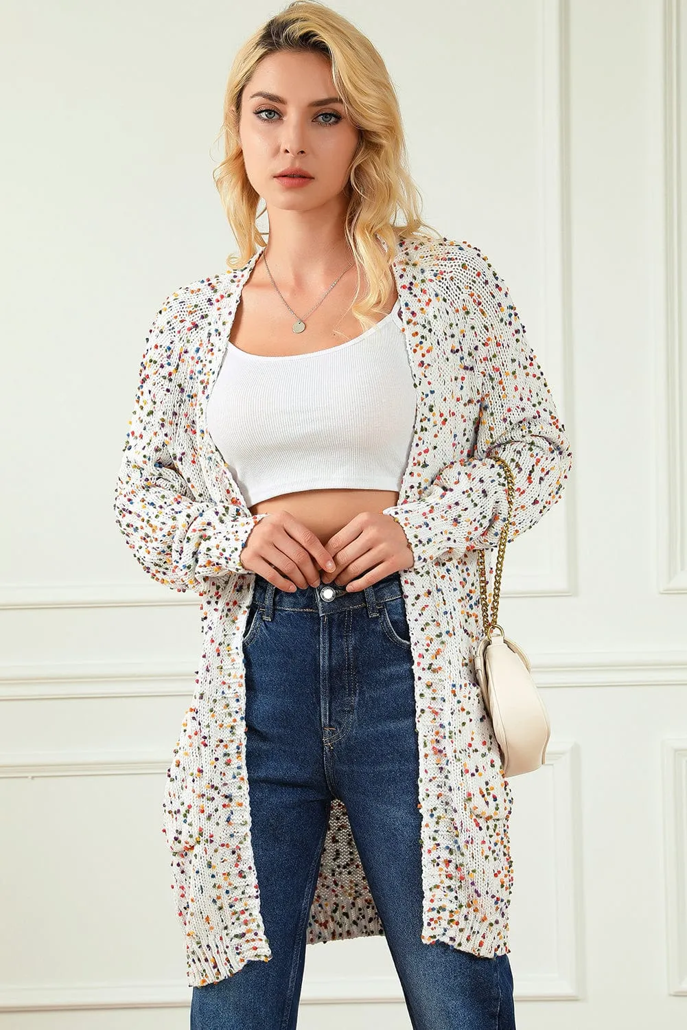Black Knit Cardigan for Women
