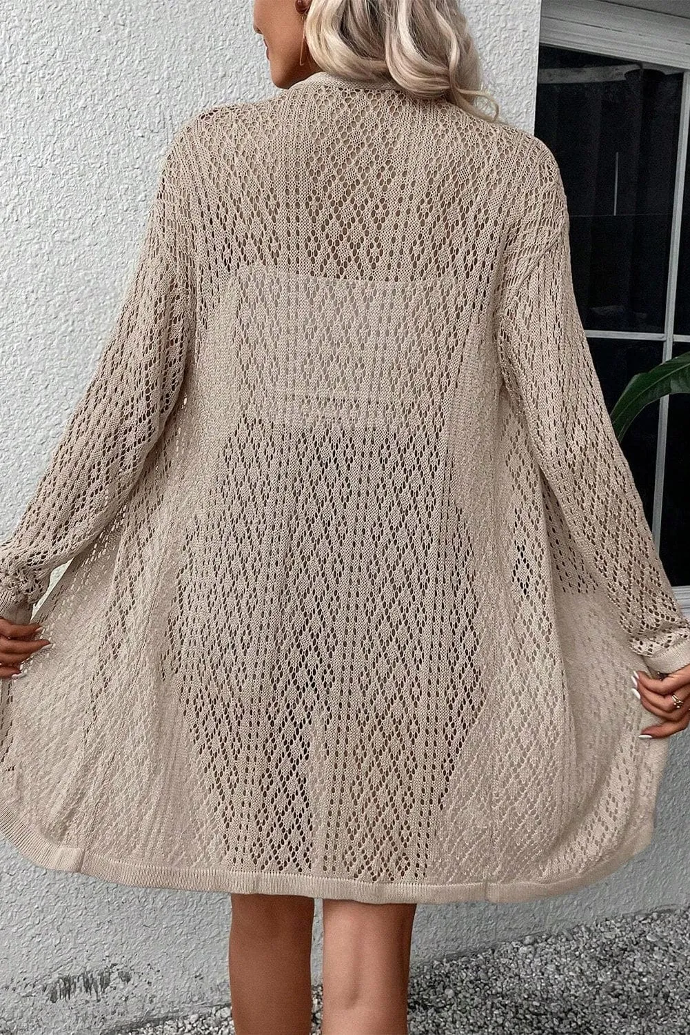Black Knit Cardigan for Women