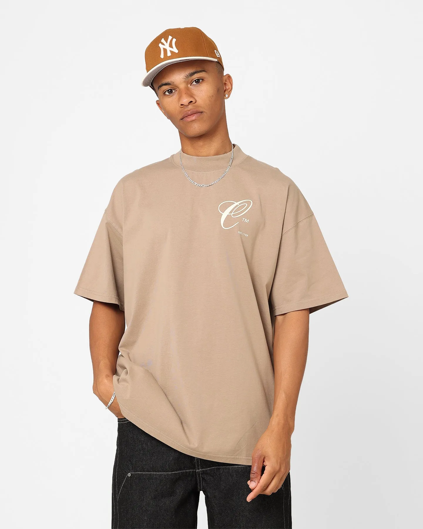 Carre Capital C Oversized T-Shirt Mocha