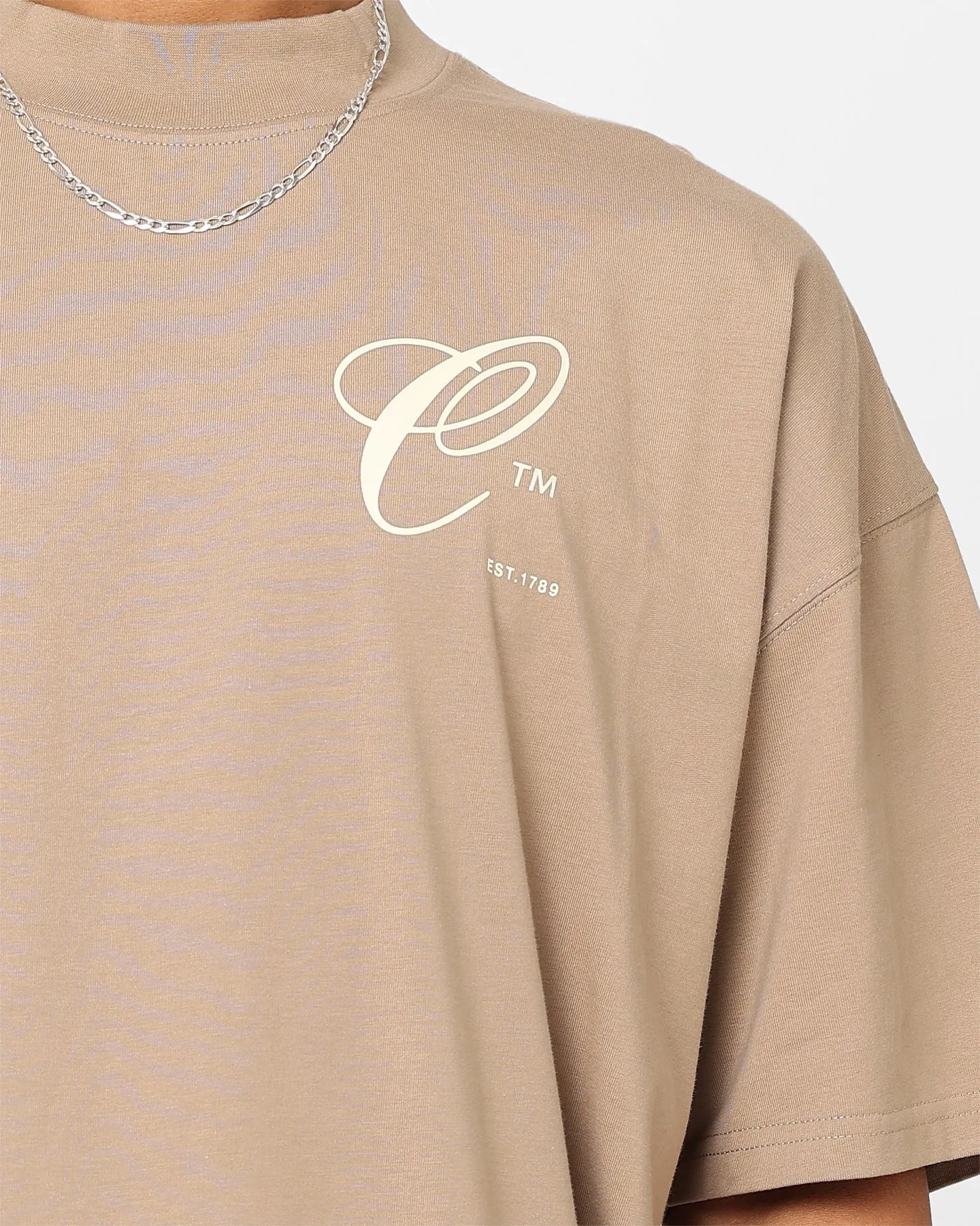 Carre Capital C Oversized T-Shirt Mocha
