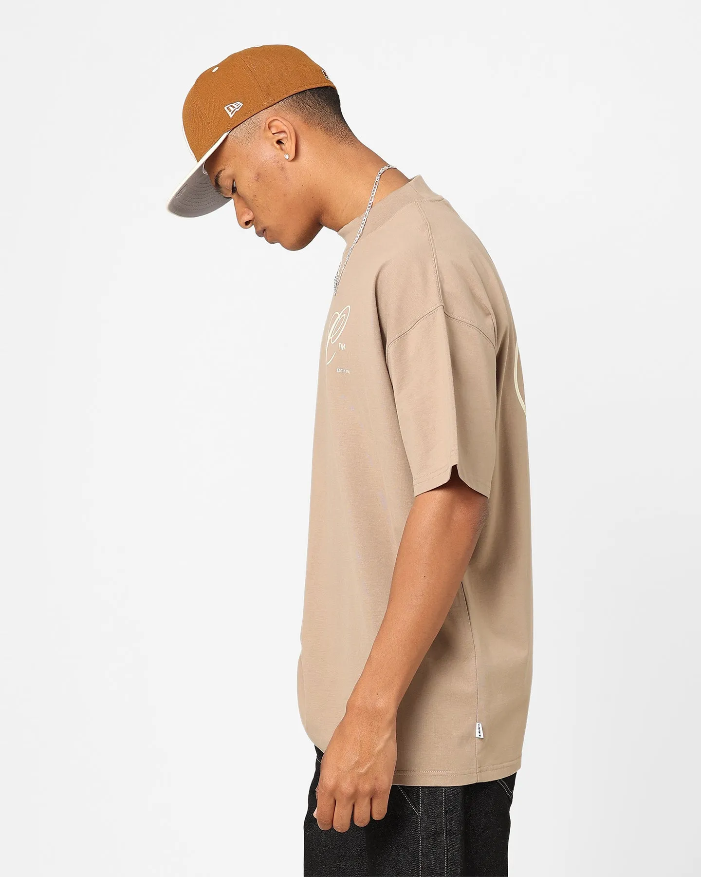 Carre Capital C Oversized T-Shirt Mocha