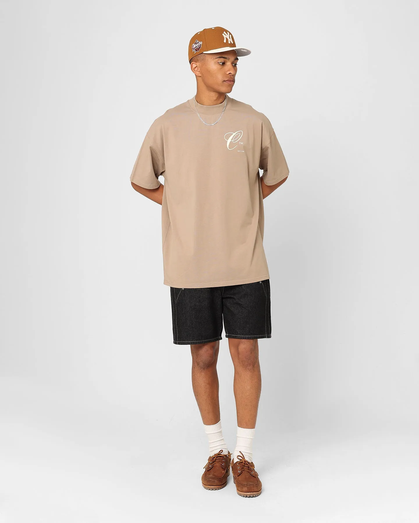 Carre Capital C Oversized T-Shirt Mocha