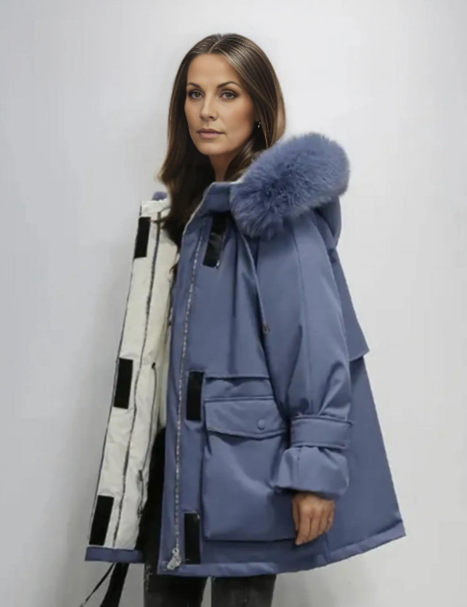 Casual Winter Parka Jacket with Hood for Women | Ideal for Winter