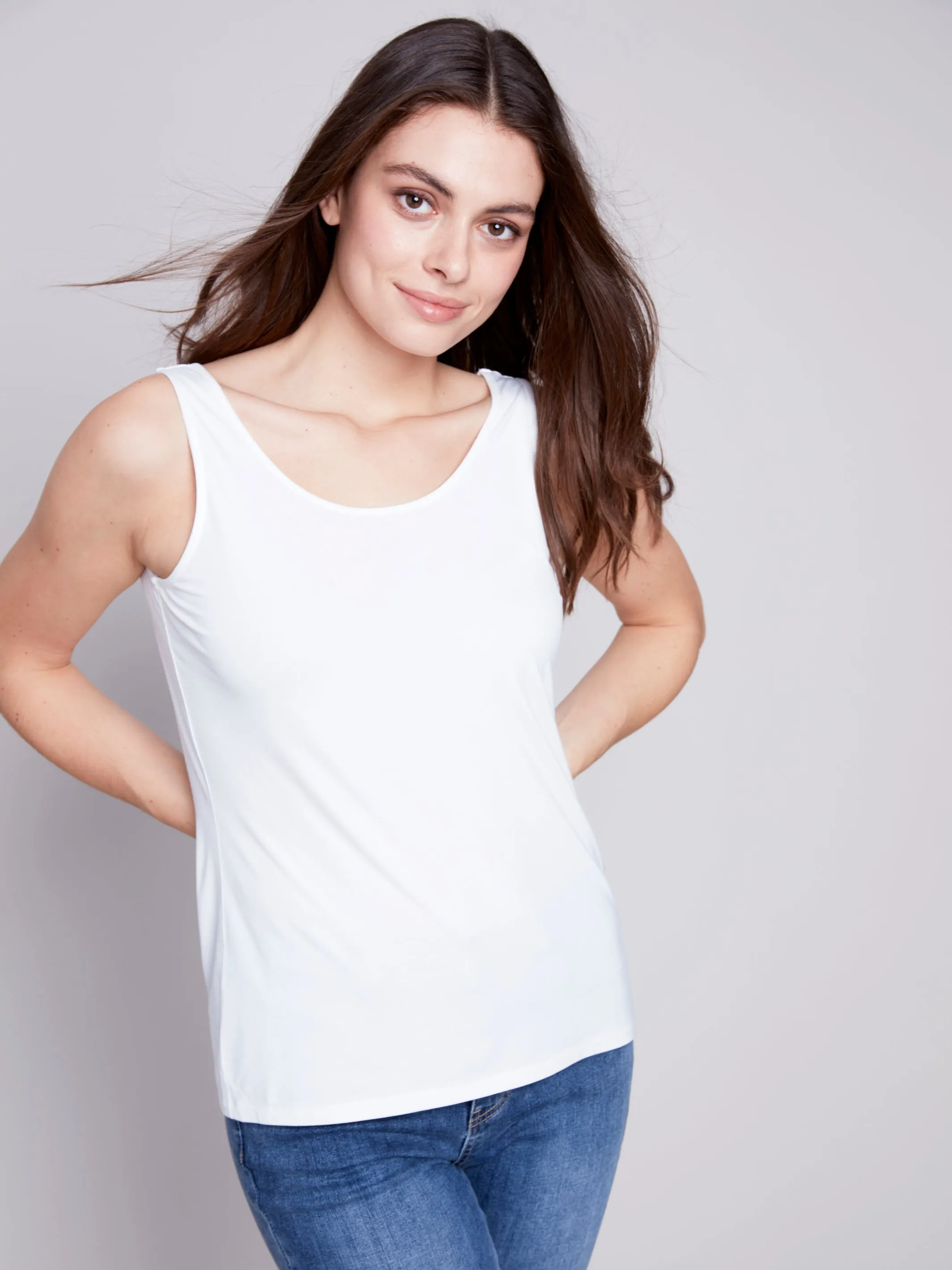 Charlie B Reversible Bamboo Cami Tank