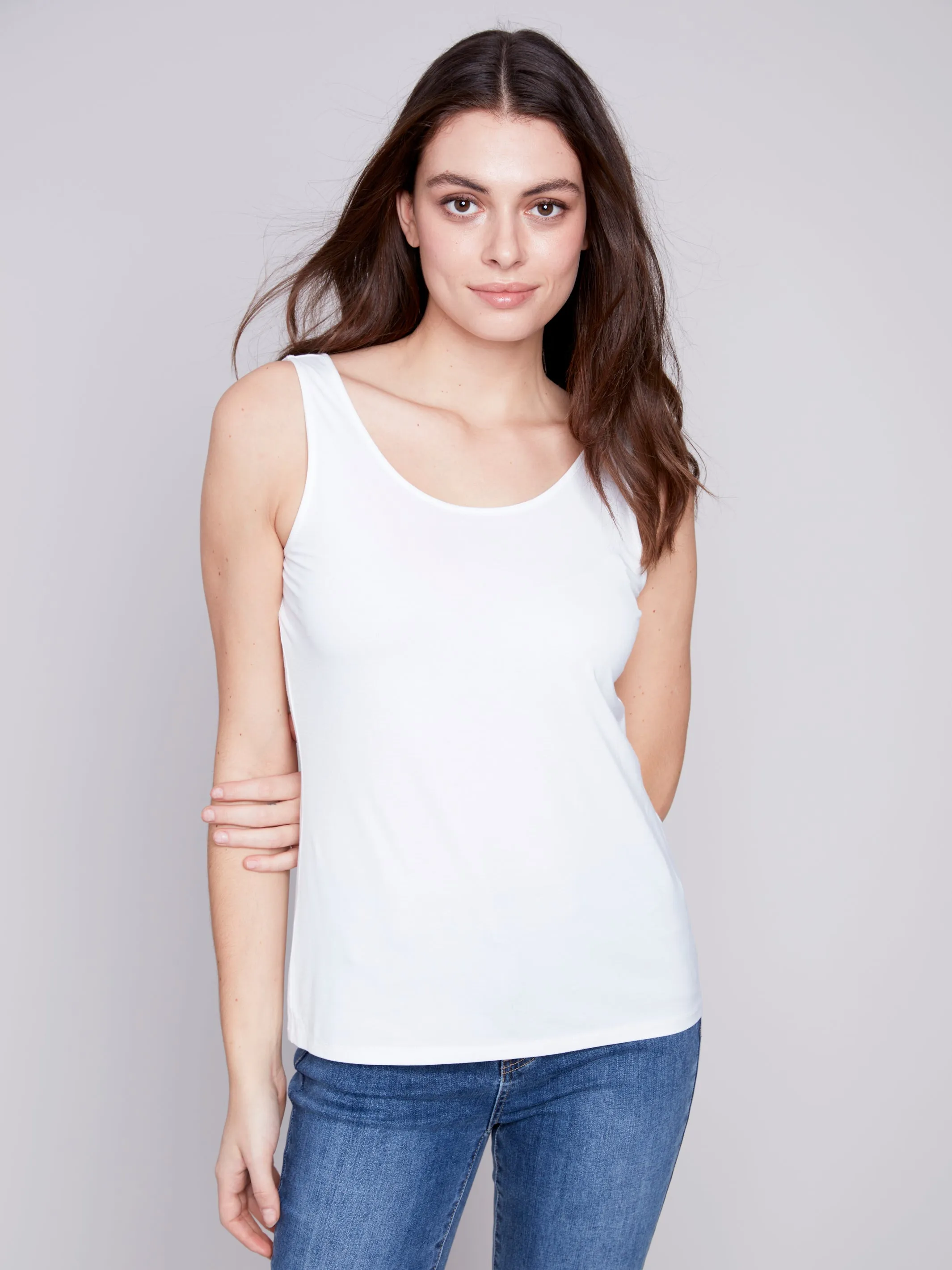 Charlie B Reversible Bamboo Cami Tank