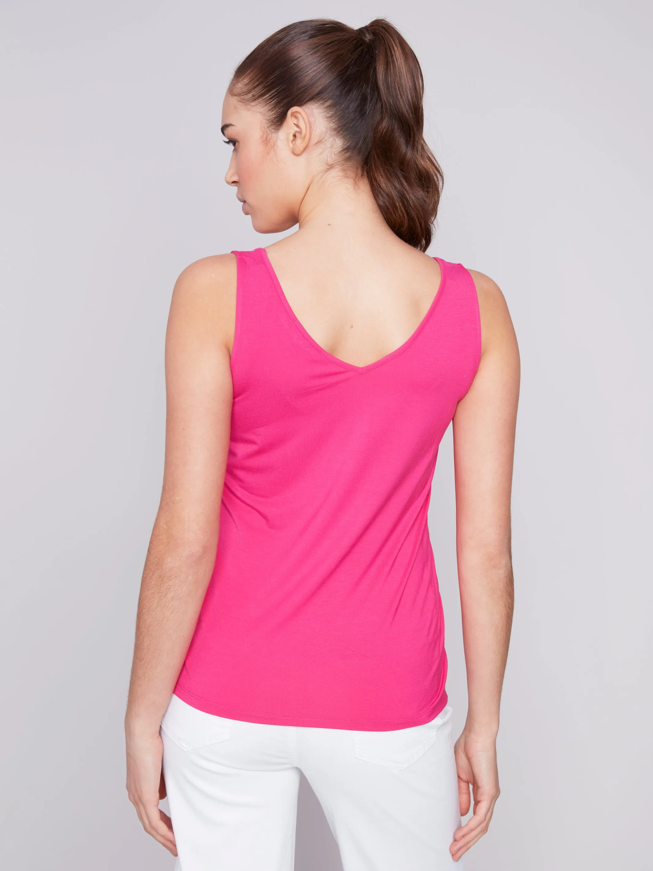 Charlie B Reversible Bamboo Cami Tank