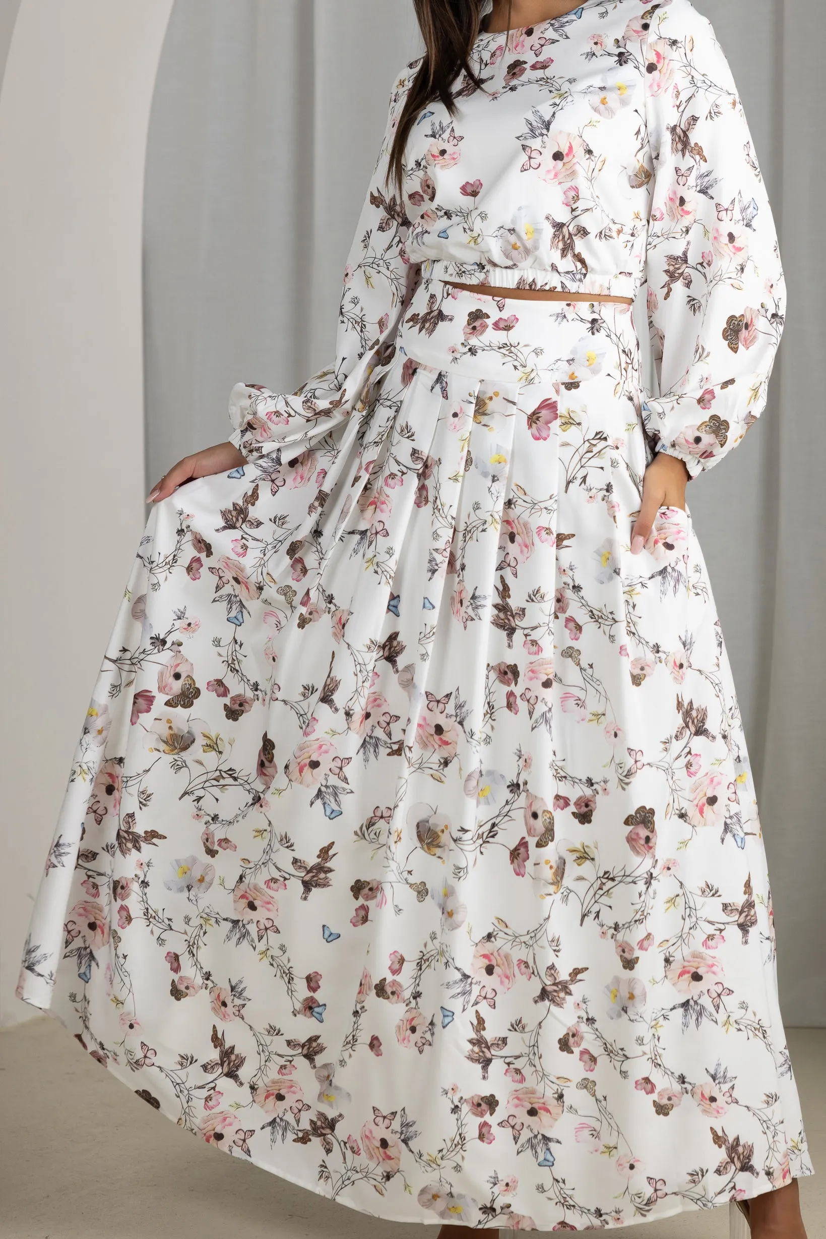 Charmaine Floral White Bundle
