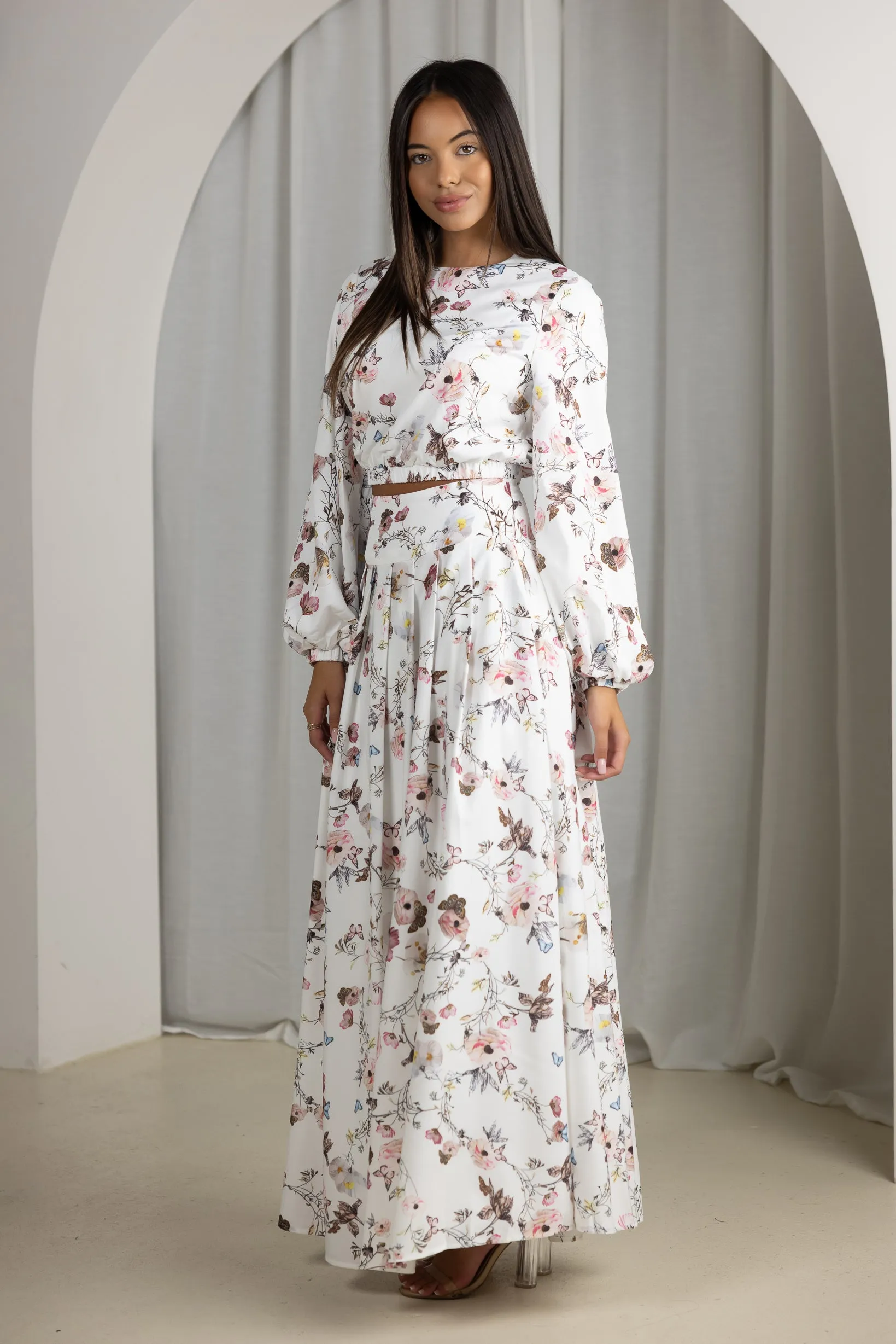 Charmaine Floral White Bundle