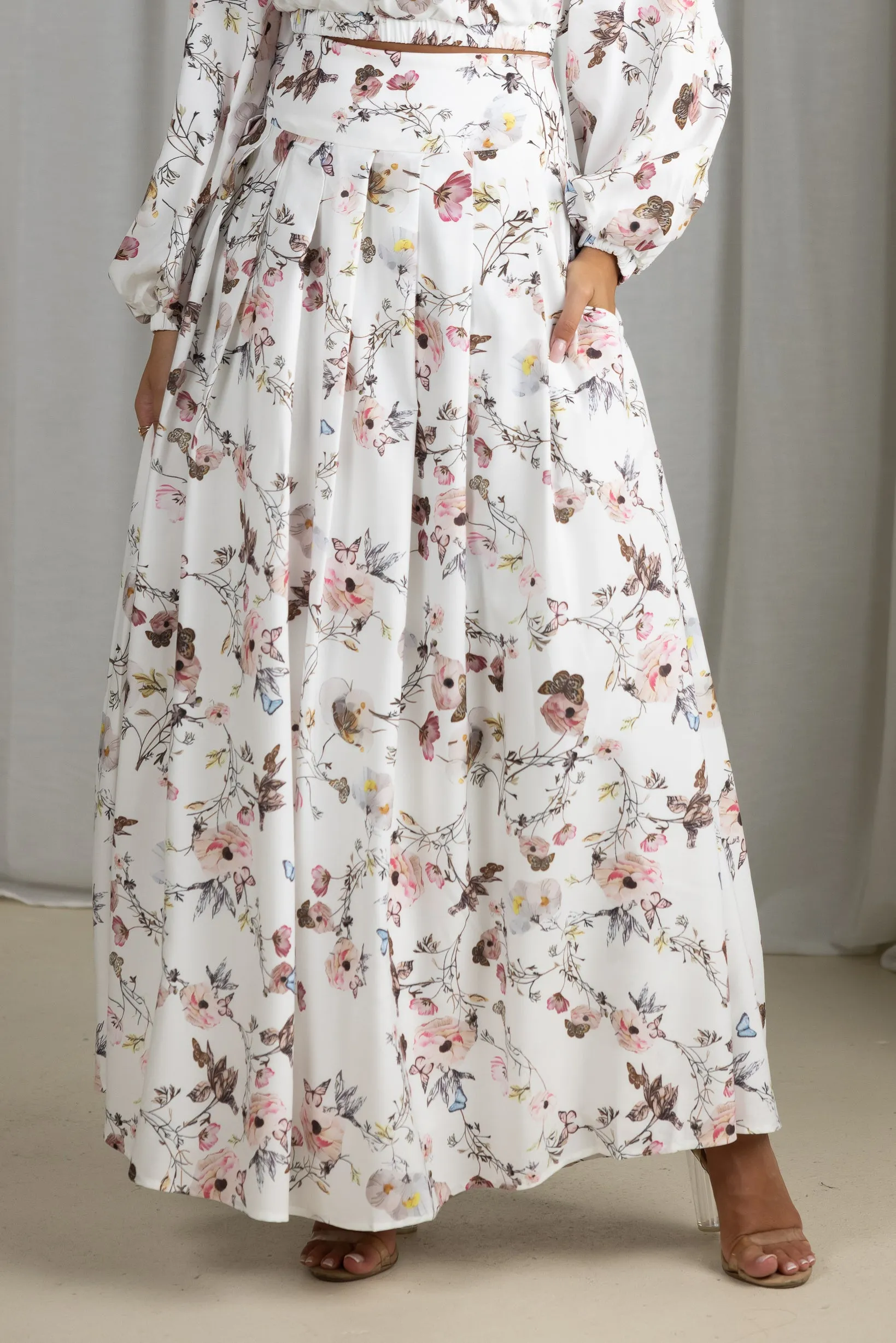 Charmaine Floral White Bundle