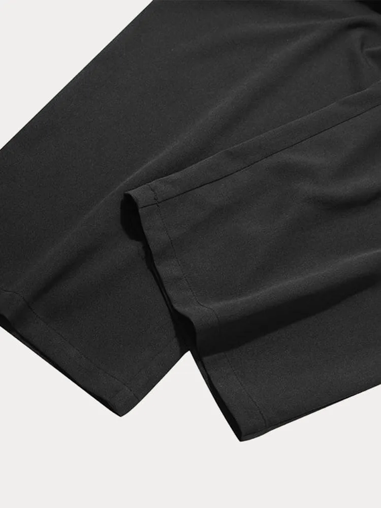 Comfy Pleated Wide Leg Slack Pants