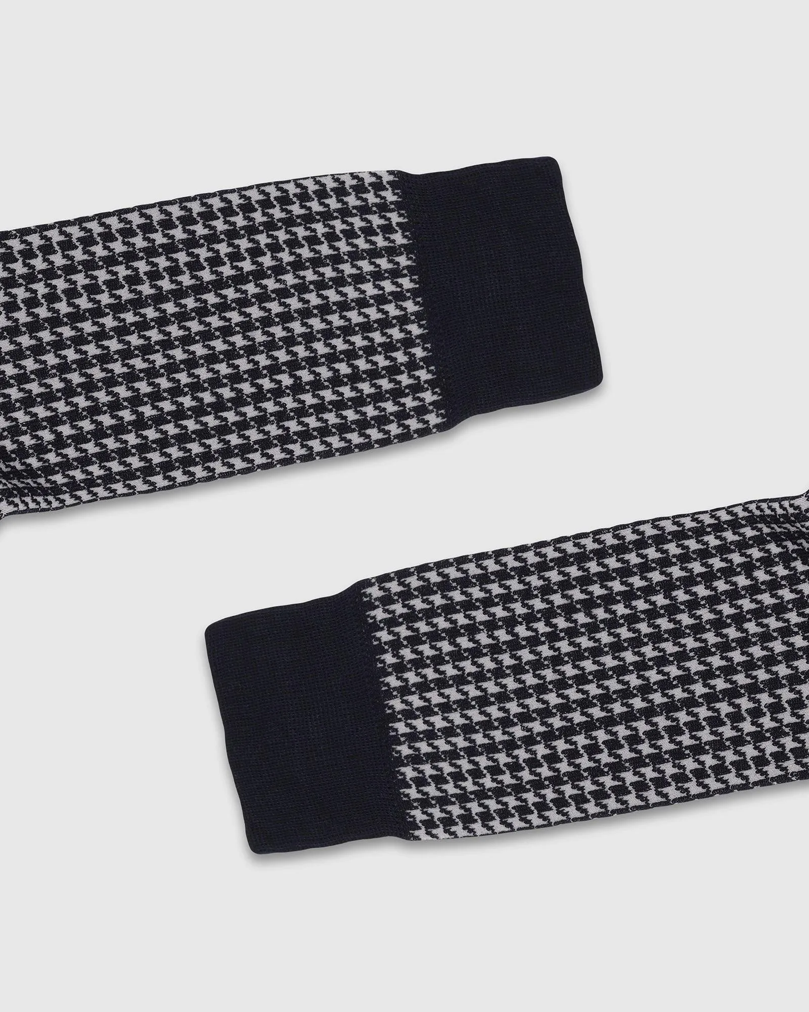 Cotton Dark Navy Jacquard Socks - Tesla