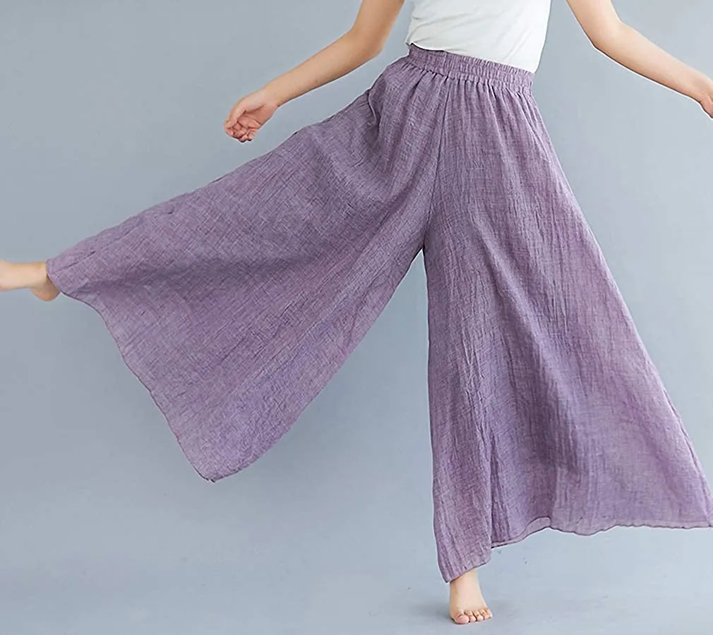 Cotton Palazzo Pants