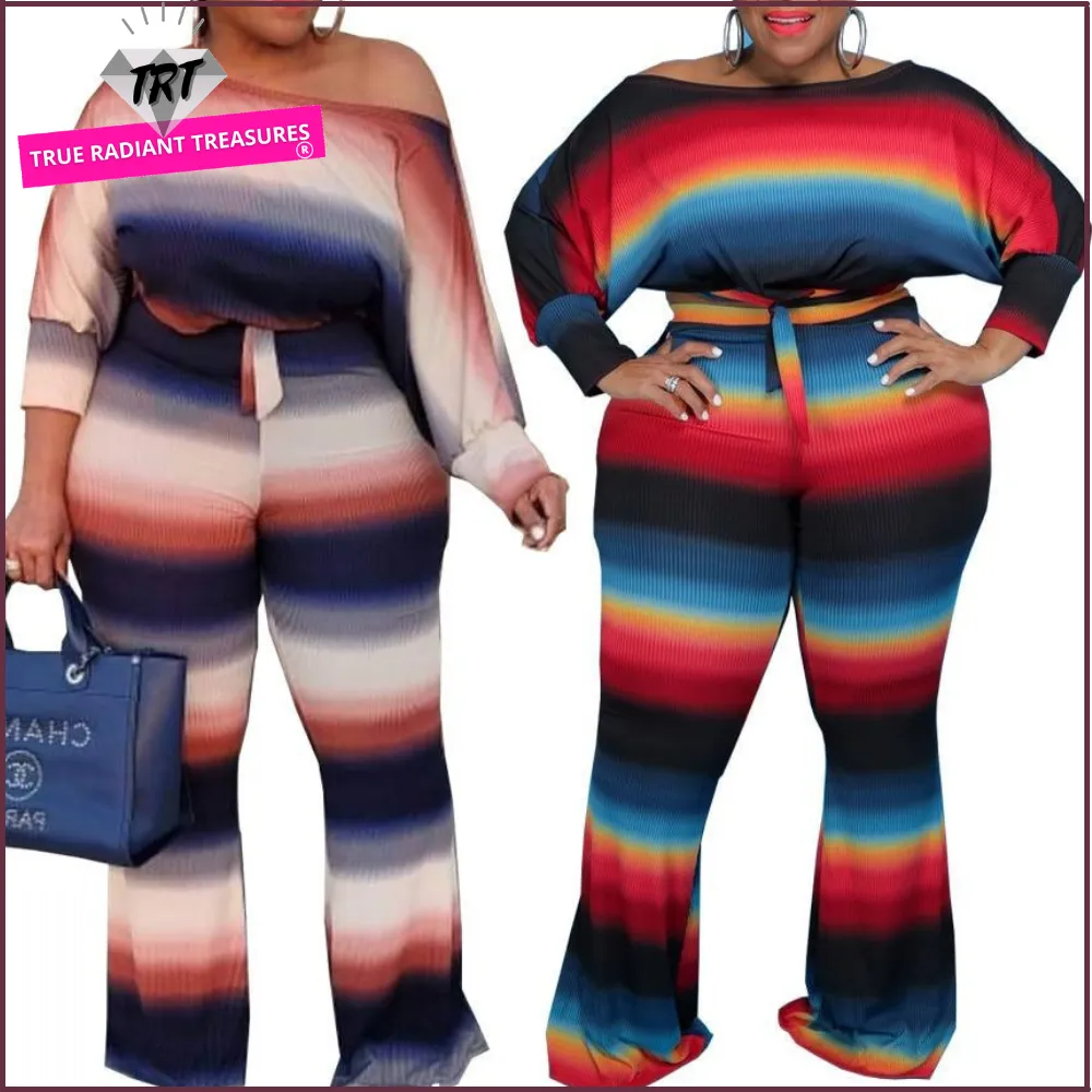 Crop Top and Wide-Leg Pants Set