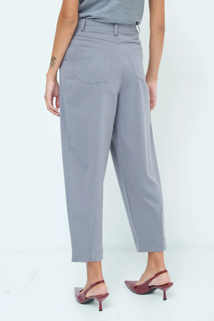 Cropped tailored trousers wholesale