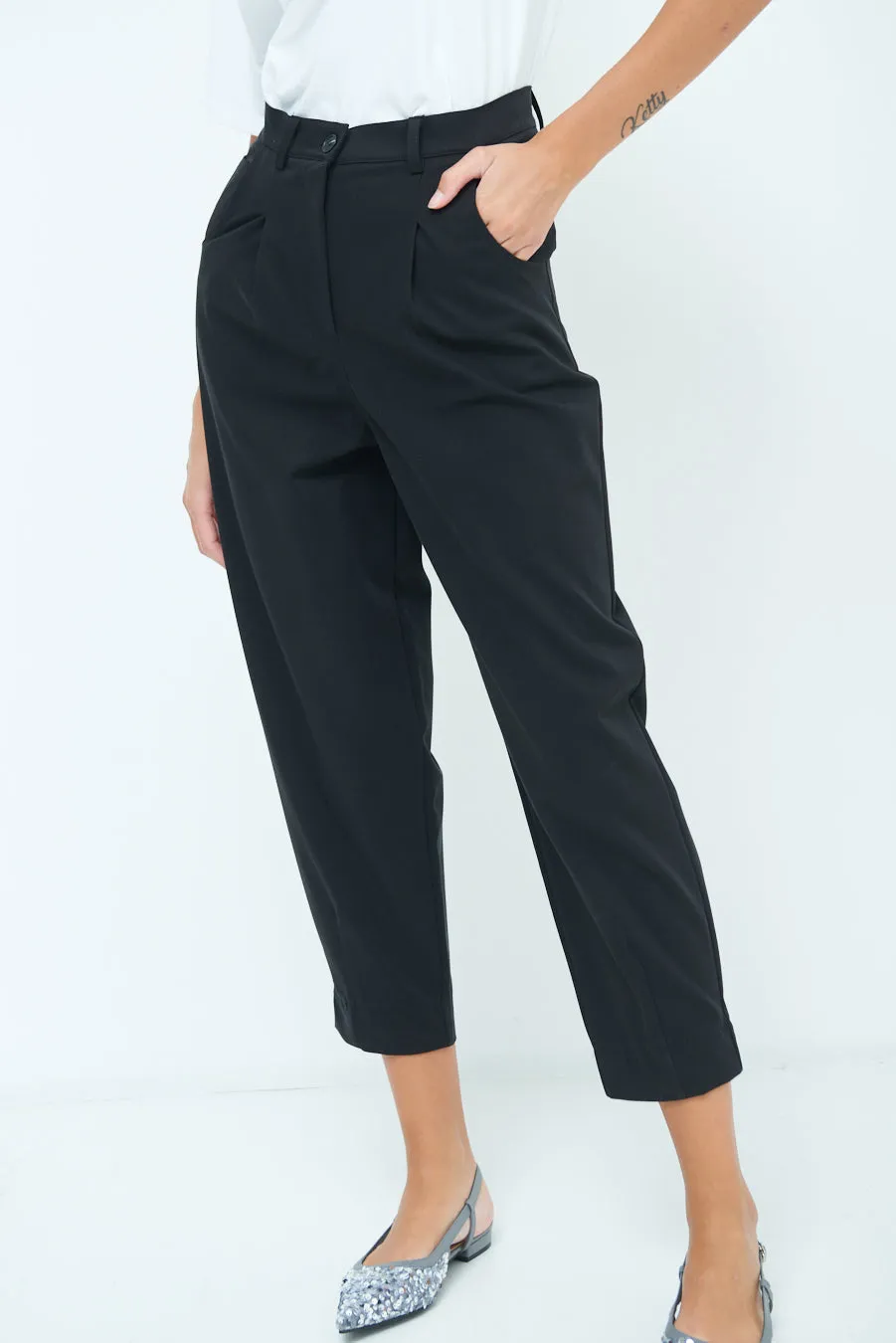Cropped tailored trousers wholesale