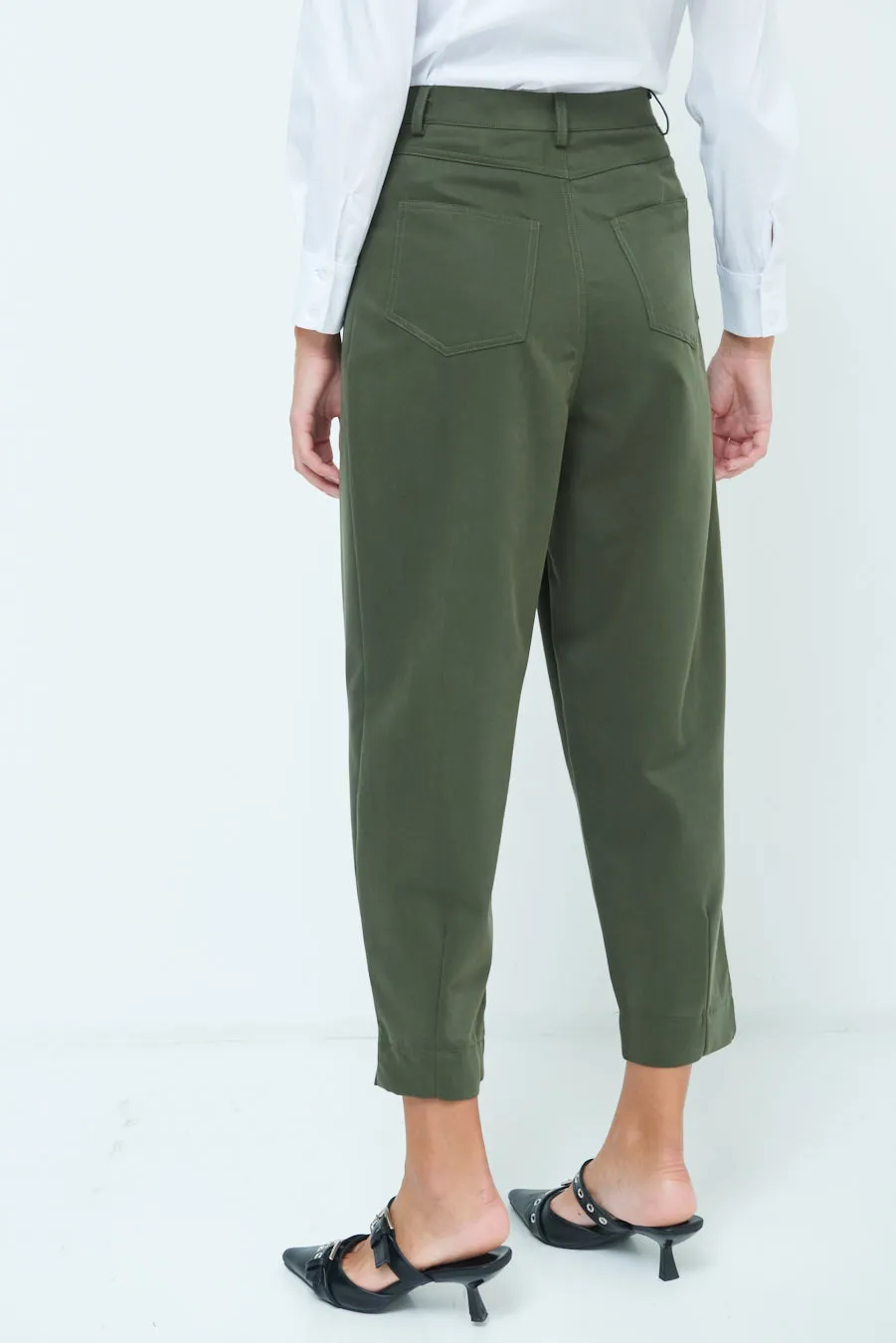 Cropped tailored trousers wholesale