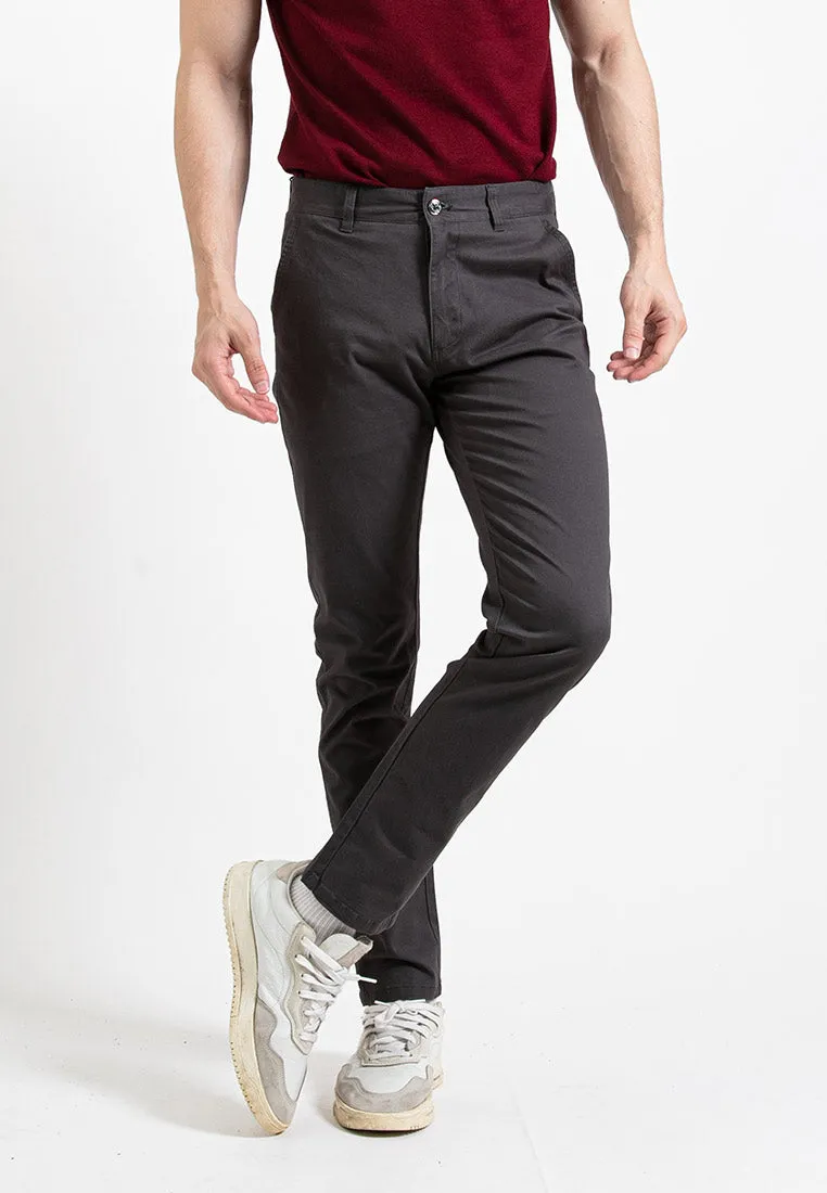 Forest Stretchable Slim Tapered Cotton Pants Trousers Men Chinos Pant | Seluar Lelaki - | Seluar Lelaki - 610212