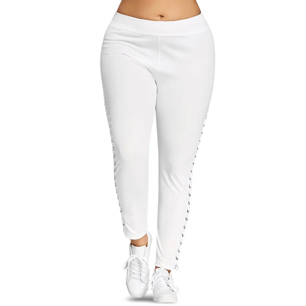 Grommet Skinny Leggings 2019