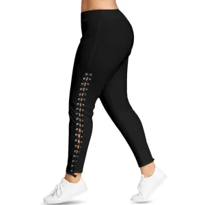 Grommet Skinny Leggings 2019