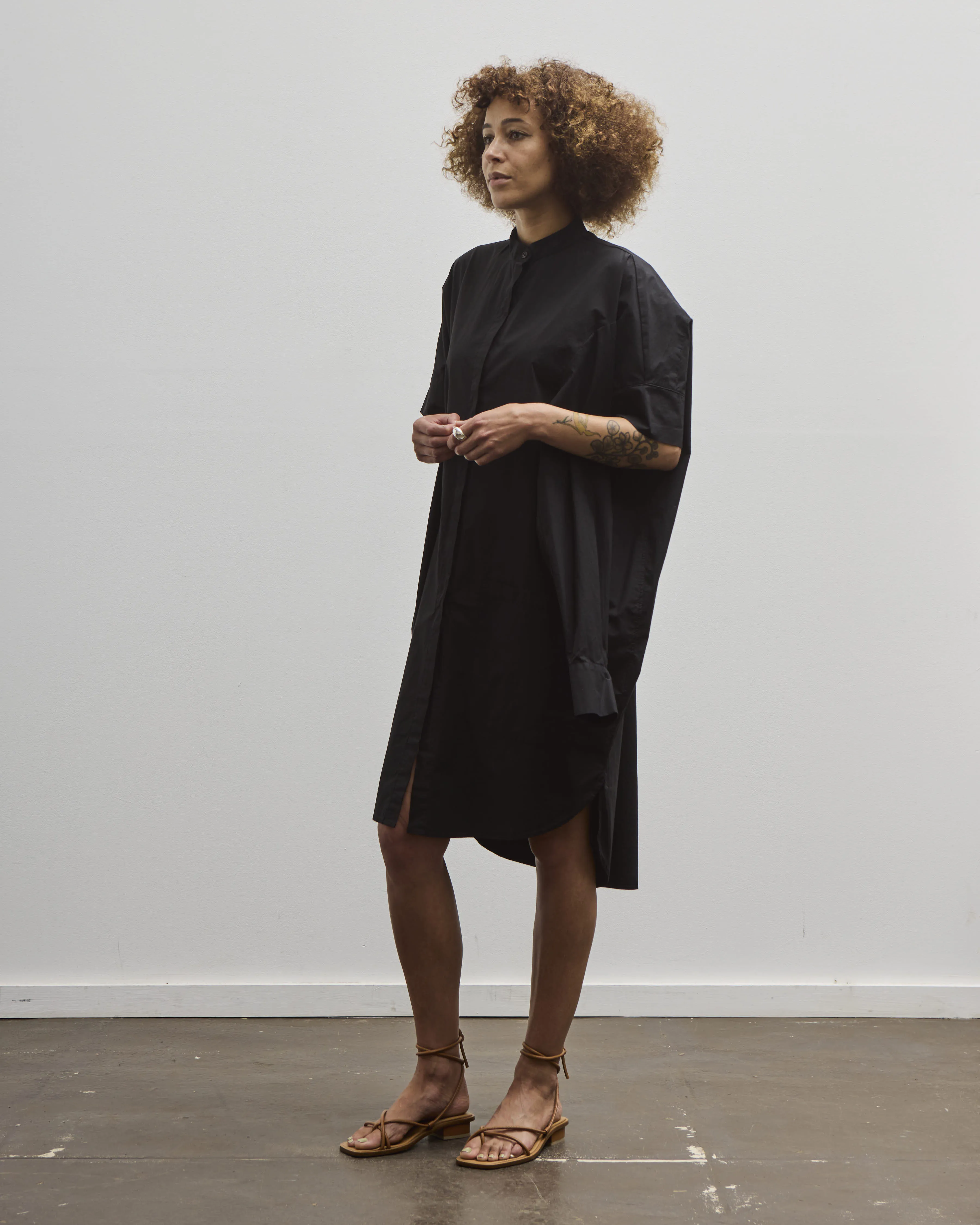 Henrik Vibskov Fold Shirt Dress, Black