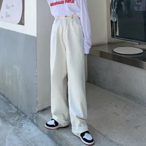 High Waist Jeans With Wide Legs