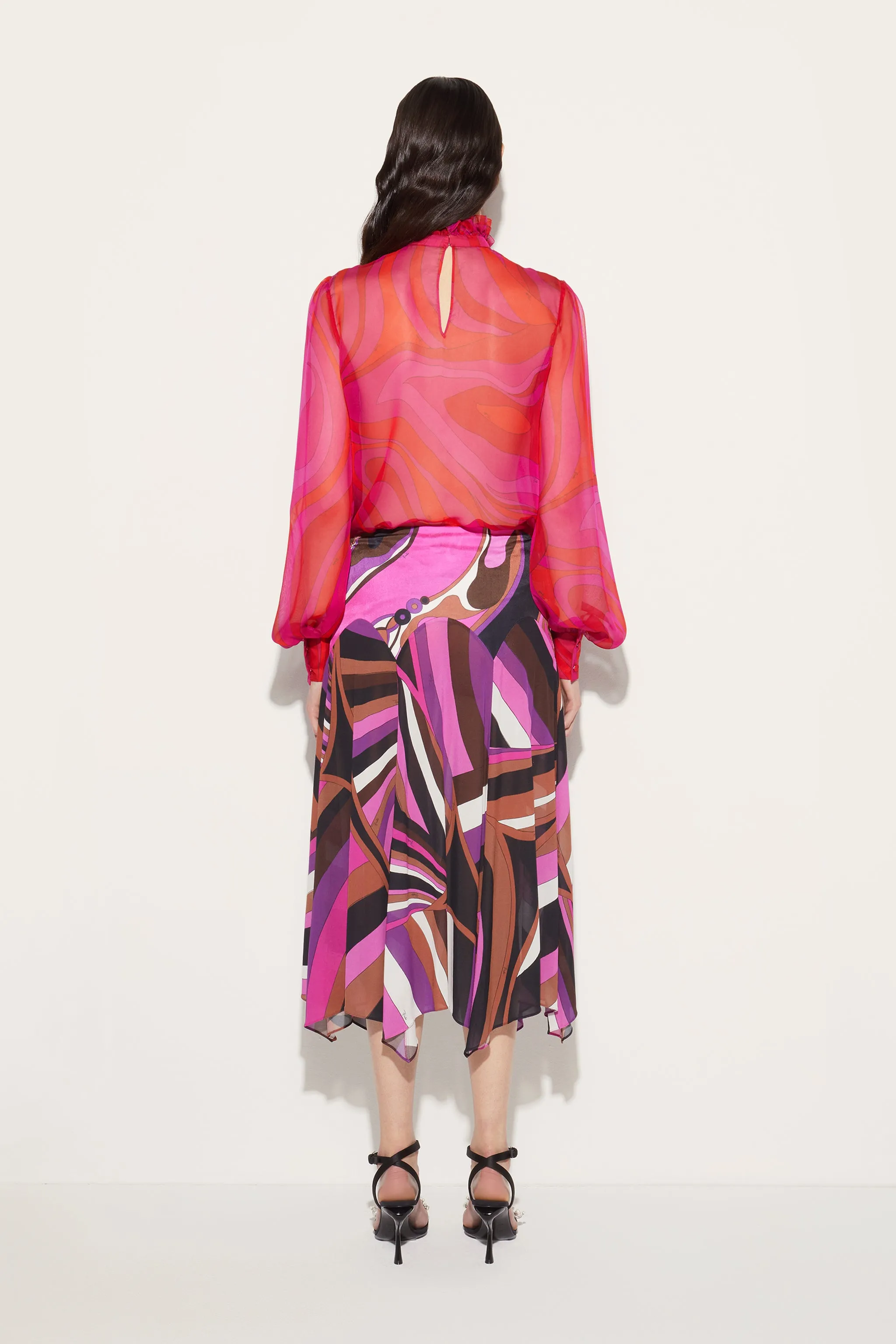 Iride-Print Skirt