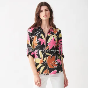 Joseph Ribkoff Leaf Print Tunic – Style 221205