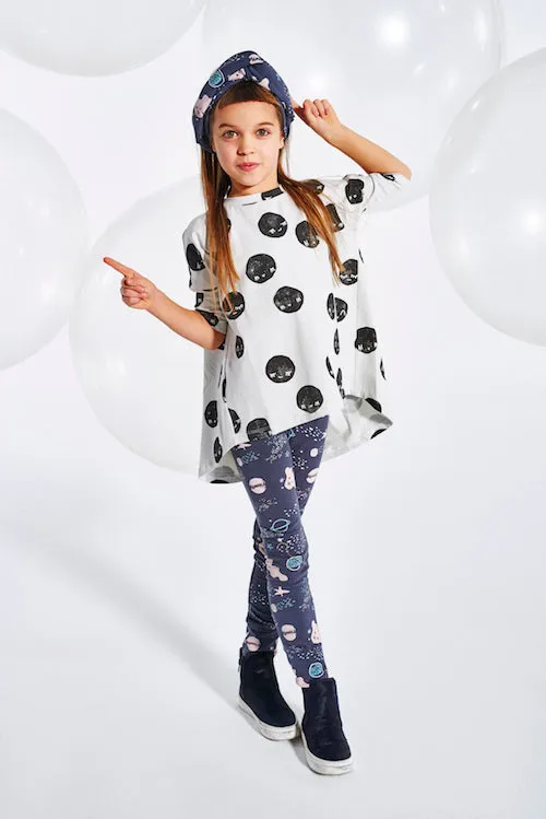 Kukukid Leggings Graphit Planets