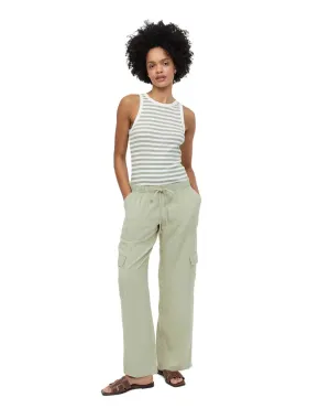 Linen-blend Cargo Pants