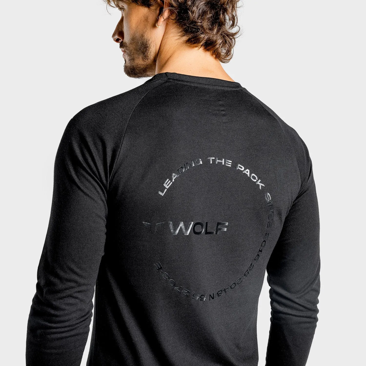 Luxe Long Sleeves Tee - Onyx