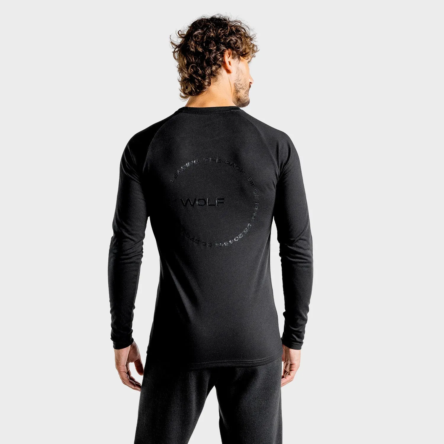 Luxe Long Sleeves Tee - Onyx