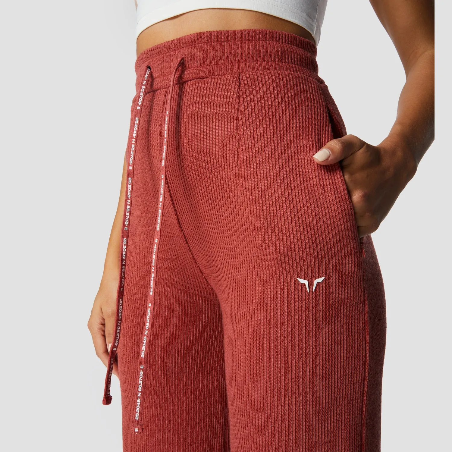 Luxe Wide Leg Pants - Rose