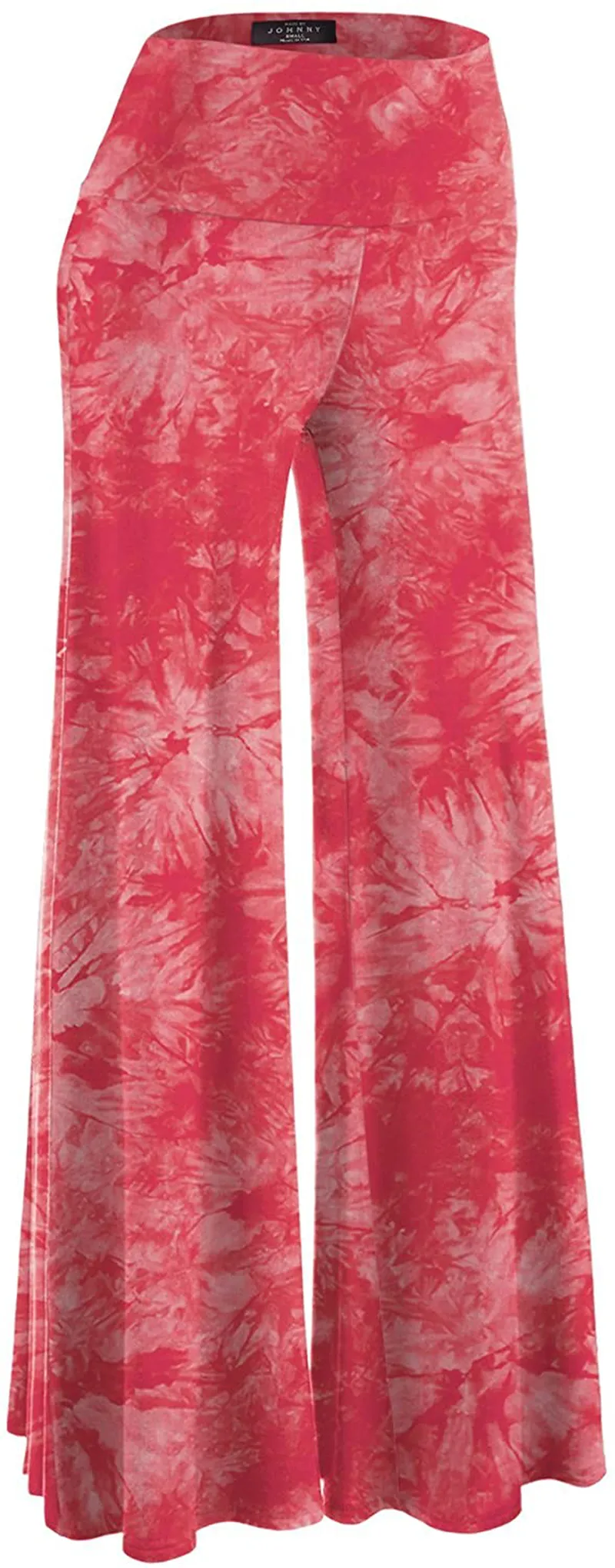 Made By Johnny Women's Casual Comfy Solid Wide Leg Palazzo Lounge Pants