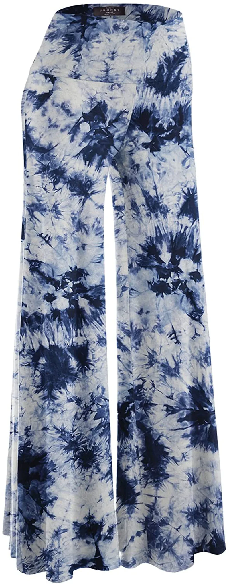 Made By Johnny Women's Casual Comfy Solid Wide Leg Palazzo Lounge Pants